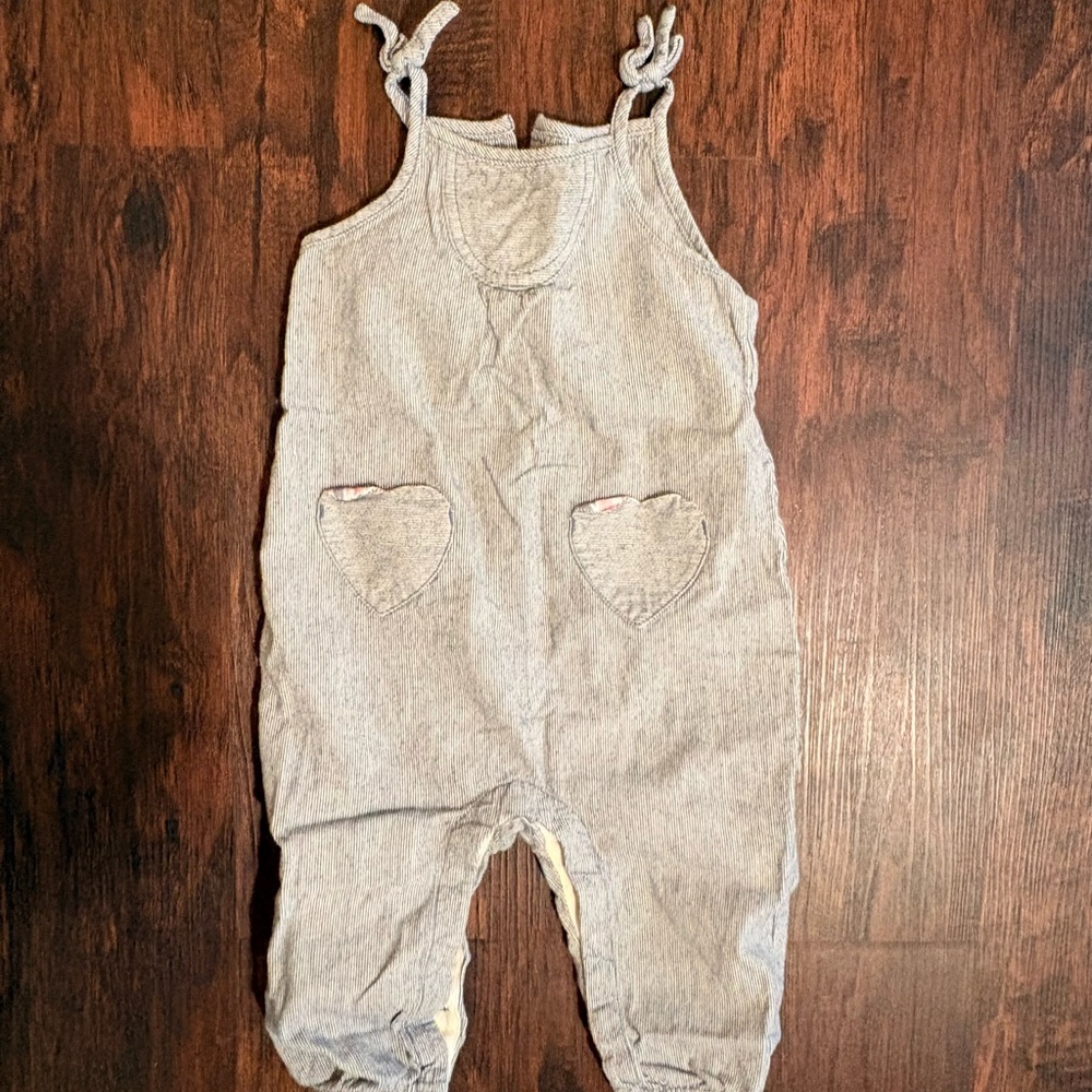 Hanna Andersson Light Gray Kids Overalls